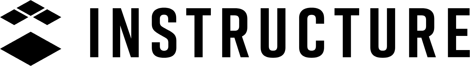 Logo for Instructure: a simple, sleek design featuring interconnected lines and shapes, symbolizing the foundation of modern infrastructure.